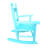 Children's Rocking Light Light Blue Chair- Indoor Or Outdoor -Suitable For Kids-Durable-71829696