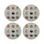 Glass Beads Round Beaded Placemats