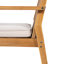 Ensemble de 2 chaises de patio en bois