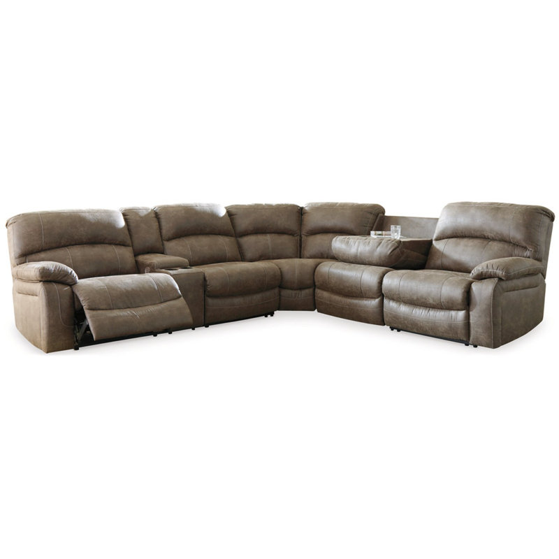 Canapé modulaire inclinable électrique 4 pièces Segburg