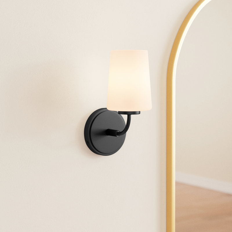 Fitz Dimmable Bath Sconce, Black