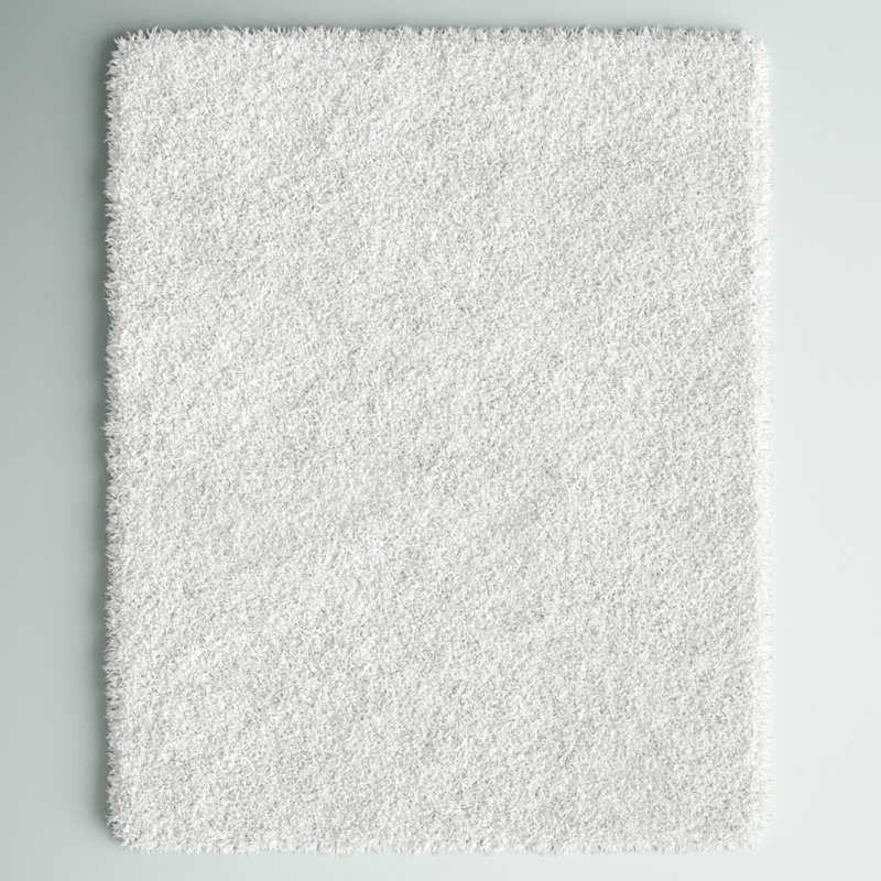 Tapis ivoire touffeté à la main Elsmere, Rectangle 8 pi x 10 pi