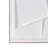Bohm Modern Dimensional Plaster Artwork Paintings -  Canvas Wall Art Display For Stylish Wall Home Decor Display - Set Of 4, 20", White