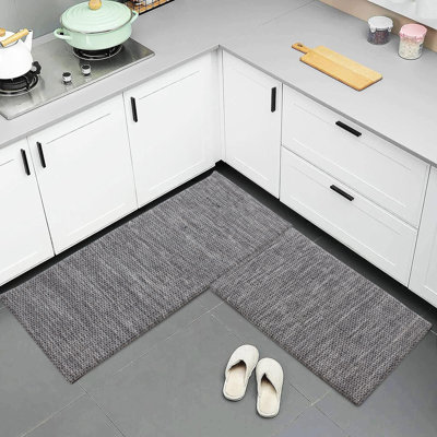 Katilin Geometric Anti Fatigue Non-Skid Kitchen Mat