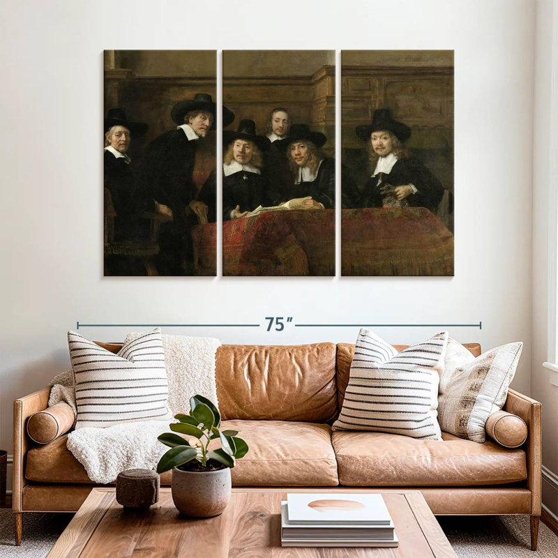 Leisha The Syndics, 42" H x 65" W