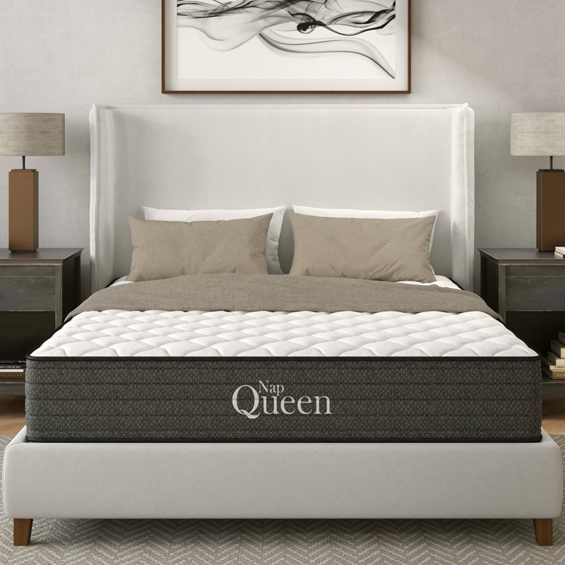 Napqueen Victoria Cooling Gel Hybrid Mattress, Certipur-US Certified, 12'', Full