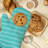 Playful Scribble Flow Oven Mitt Cotton Twill