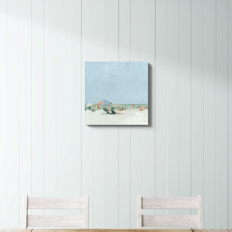 «Summer Palette I» par Emma Scarvey - Peinture sur toile, H 20 po x l 20 po, Toile tendue, Non