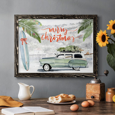 «So Cali Christmas Collection A», peinture sur toile encadrée