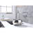 Wall Mounted Folding Pot Filler Tap, Arm For Smooth Operation, Double Handles To Control Water Volume, Corrosion, Brass Faucet Kitchen Faucet, Mount With Arm, Accurate Management, Corrosion Finish,