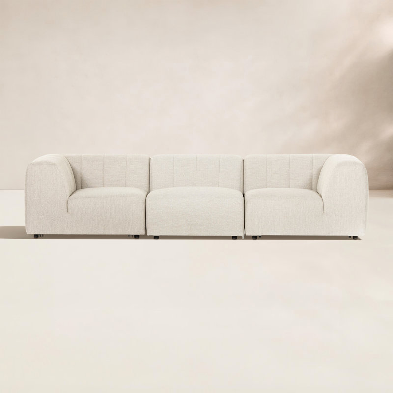 Gwen Outdoor 3 - Seat Patio Sectional, Faye Sand
