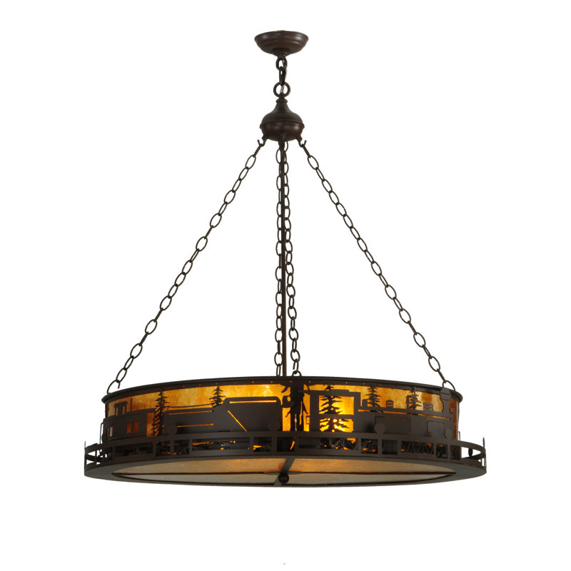 Rustic Lodge 4 - Light Chandelier