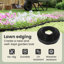 5 cm H Plastic Lawn Edging Fencing-125152827-125152830