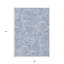 Tapis intérieur / extérieur lavable 9 pi x 12 pi bleu ciel et cachemire bleu denim