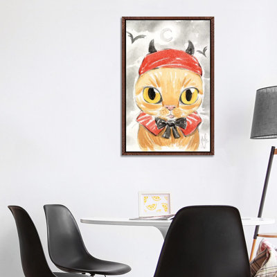 Cat - Devil by Martin Hsu - Painting on Canvas