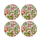 Plumeria Natural Pebble 16" Vinyl Placemat