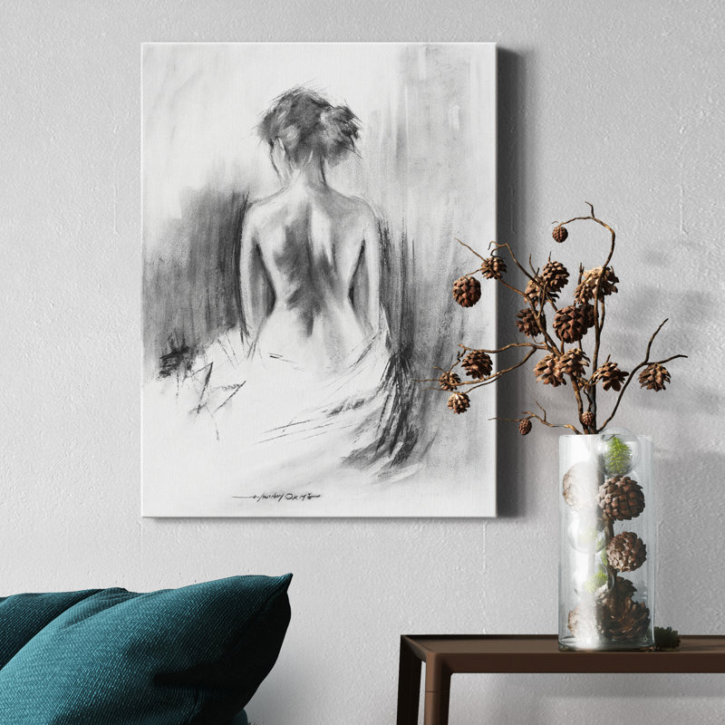 Soft Silhouette II - impression sur toile tendue, H 48 po x l 32 po x P 1 po