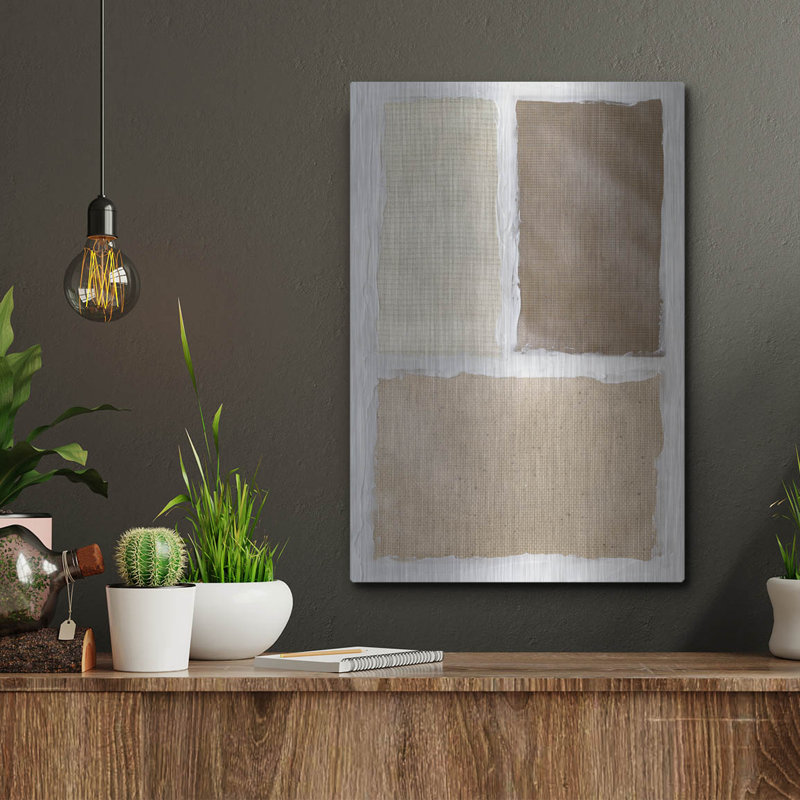  «Even Weave 1» par Vanna Lam, art mural en métal, 12 po x 16 po, H 16 po x l 12 po