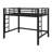 Elevated Loft Bed Featuring Simple-Climb Ladder And Protective Railings-1547812931
