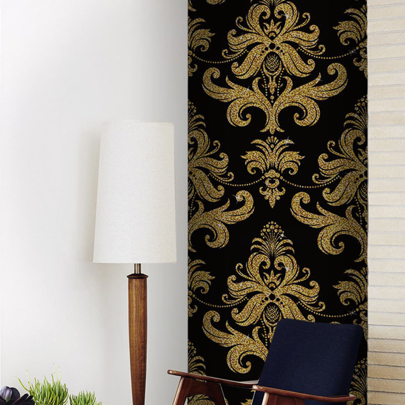 Covina Damask Wallpaper, 360 x 250cm