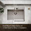 Task27-In X 22-In Top-Mount/Undermount Single-Bowl Workstation Kitchen Sink With Accessories-59456288