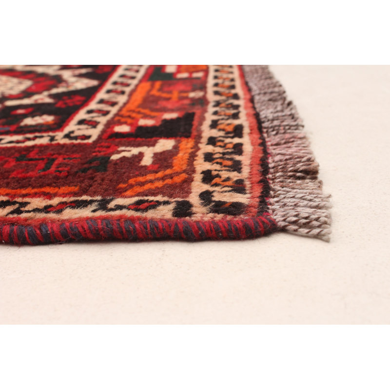 Tapis rouge rétro Ioan 6 pi 11 po x 9 pi 11 po