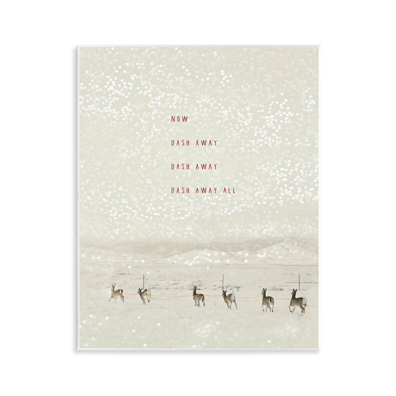 «Dash Away Winter Poem» par Rhonda Addison