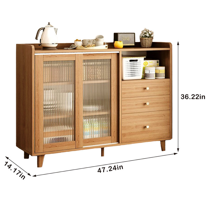 Layhew Sideboard, 36.22" H x 47.24" W x 14.17" D