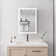 Bathroom Medicine Cabinet with Lights, Adjustable Brightness and Color Temperature, Anti-fog Mirror, and Digital Clock & Temp Display