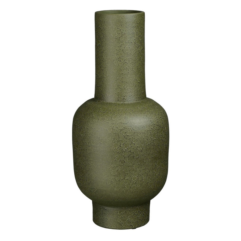 Chennelle Terracotta Table Vase, Green