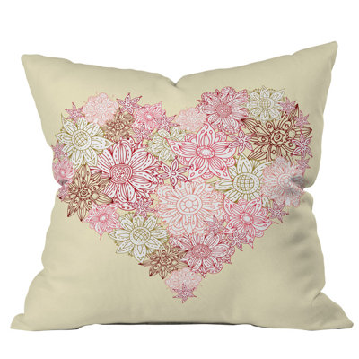 Sabine Reinhart Heart One Outdoor Throw Pillow