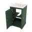Ensemble de meuble-lavabo autoportant de 20 pouces avec porte d'armoire ajustable à fermeture en douceur et cuve en céramique-1420877595