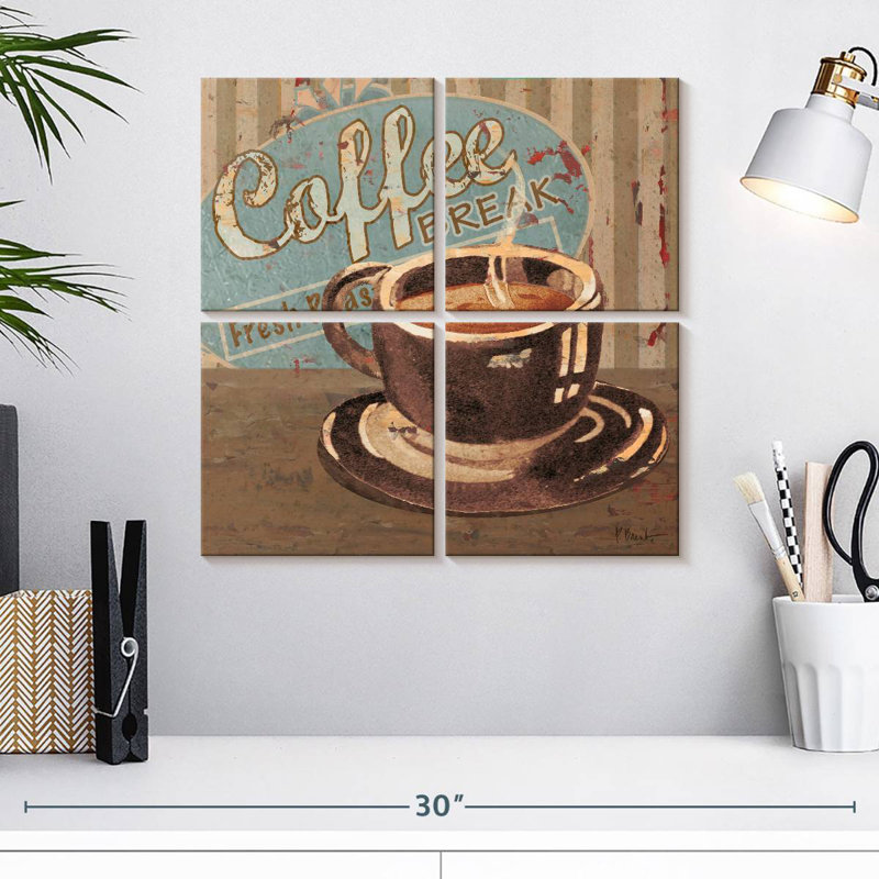 Plaque Tergel Coffee Brew II, H 18 po x l 18 po