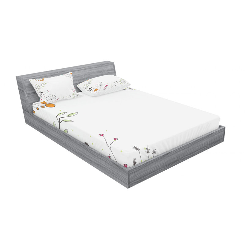 Microfiber Sheet Set, Queen Sheet Set with Fitted Sheet
