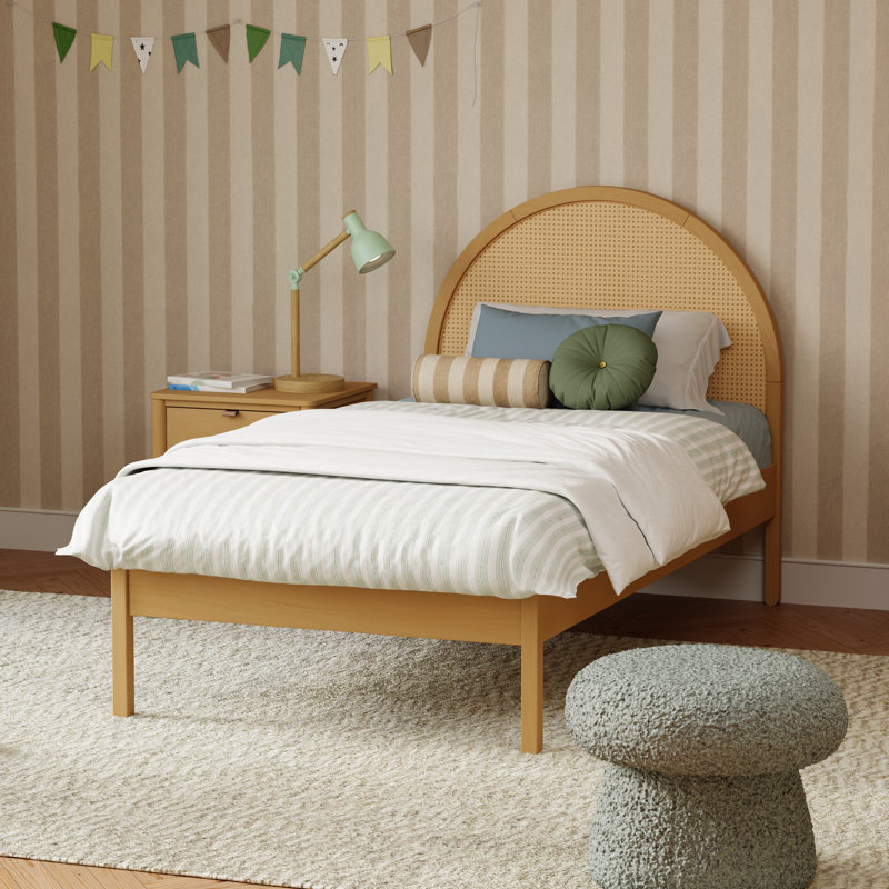 Bondi Cane Twin Bed, Twin, Honey Cane