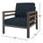 Townsend Patio Chair with Sunbrella® Cushions-2081670165-2119286415
