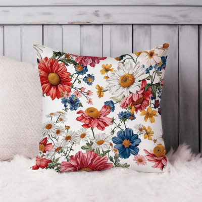 Floral Pillow Cover