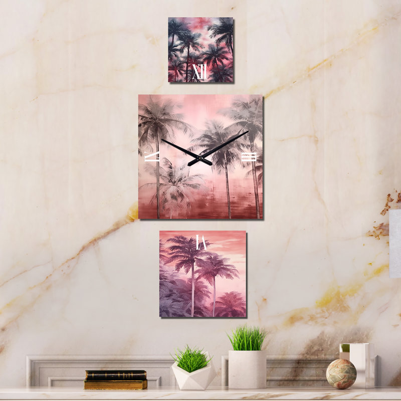 Lyliann Metal Wall Clock