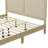 Solid Wood Platform Bed With Rattan-1875252785