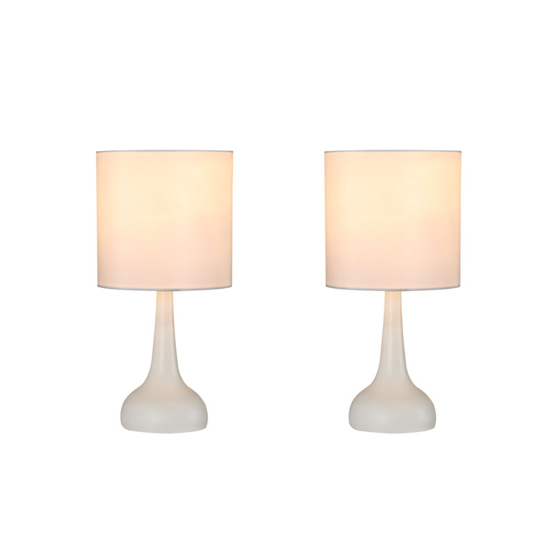 Homanick Metal Table Lamp, Off White