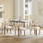 PU Leather Upholstered Solid Wood Dining Chair Side Chair-604761814