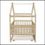Lit en bois avec lit gigogne simple-1057143530
