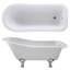 Brockley 1500mm x 730mm Soaking Acrylic Bathtub
