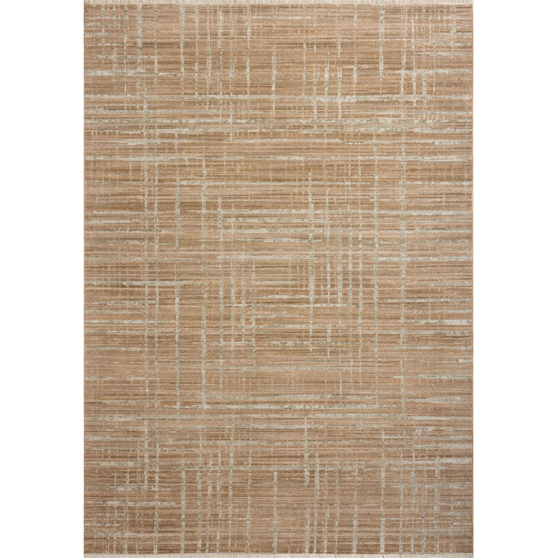 Tapis argile / argent Marlia, Rectangle 2 pi 3 po x 3 pi 10 po