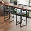 Ensemble moderne de 2 tabourets de bar rembourrés pour la cuisine-702863291-702863301