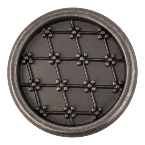 Poignée d'armoire de style français pour quincaillerie de cuisine et d'armoire de 1 3/8 po de diamètre nickel vieilli