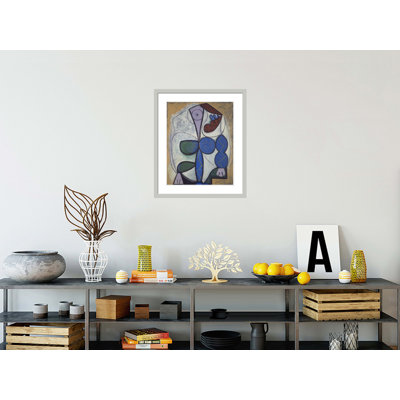 Seated Woman (Femme assise) by Pablo Picasso -Framed Giclee Print