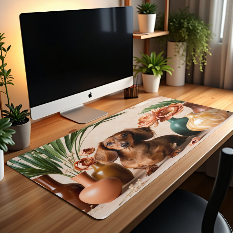 Polyester Desk Pad, 23.6x13.8