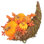 Arrangement floral citrouille cornucopia