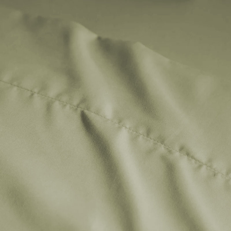 Ensemble de draps en microfibre douce 1800 Series Wayfair Basics®, Sauge, Ensemble de draps pour taille de lit simple TG ave